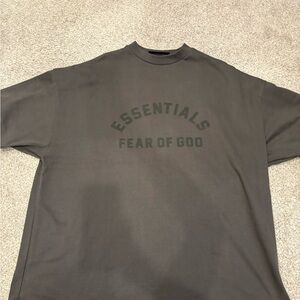 Essentials Dark Gray Short Sleeve Tee